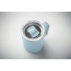 Mug Isotherme Recyclé Double Paroi 400 Ml COCOA Bleu Claire En Situation Copie