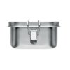 Boîte Repas En Inox Recyclé 750ml GOBUDDY Vue Du Côté Fermeture