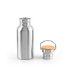 Bouteille En Inox Recyclé 580 Ml EDWING Argenté Décomposé