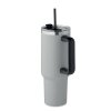 Bouteille Isotherme En Inox Recyclé 1200ml SUMA Gris Vue De Dos