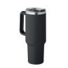 Bouteille Isotherme En Inox Recyclé 1200ml SUMA Noir Sans Paille