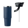 Bouteille Isotherme En Inox Recyclé 850ml SUMA HAND Bleu Décomposition