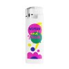 Briquet Publicitaire BIC électronique Chromé BIC J38 Blanc Avec Marquage