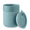 Gobelet En Céramique Avec Manchon Amovible 330ml QERAM Bleu Pétrole