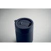 Gobelet En Céramique Avec Manchon Amovible 330ml QERAM Détail Bleu Marine