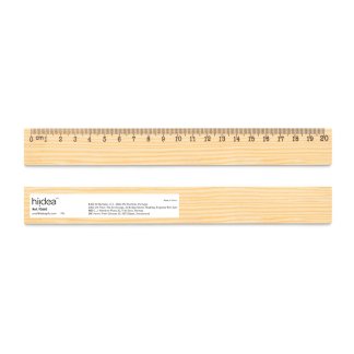 règle publicitaire en bois de 20 cm wesley 20