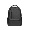 Sac à Dos Ordinateur Recyclé RE BOSTON Noir De Face