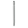 Stylo à Bille à Bouton Poussoir En Aluminium SIPARO Blanc De Face
