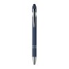 Stylo à Bille à Bouton Poussoir En Aluminium SIPARO Bleu Marine De Dos