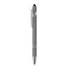 Stylo à Bille à Bouton Poussoir En Aluminium SIPARO Gris