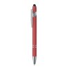 Stylo à Bille à Bouton Poussoir En Aluminium SIPARO Rouge
