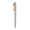Stylo Bille Twist En Aluminium Recyclé ALUBA Gris De Face