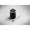 Tasse à Yerba Isotherme En Inox Recyclé 240ml MIYERBA Noir Ambiance