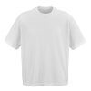 T Shirt Oversize Mixte Avec Logo En Coton Bio 240g PALOMA Blanc Face