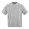 T Shirt Oversize Mixte Avec Logo En Coton Bio 240g PALOMA Gris
