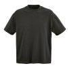 T Shirt Oversize Mixte Avec Logo En Coton Bio 240g PALOMA Noir Cassé
