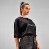 T Shirt Oversize Mixte Avec Logo En Coton Bio 240g PALOMA Sur Femme