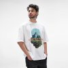 T Shirt Oversize Mixte Avec Logo En Coton Bio 240g PALOMA Sur Homme