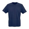 T Shirt Mixte Personnalisé En Coton Bio Made In Europe 140g TAMARIZ Bleu Marine