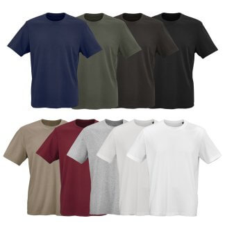 t shirt mixte en coton bio 140g tamariz
