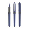 Stylo Roller Publicitaire En Plastique Bic Grip Roller Bleu Marine, Encre Bleue, Sans Marquage