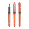 Stylo Roller Publicitaire En Plastique Bic Grip Roller Orange, Encre Noire, Avec Marquage