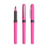 Stylo Roller Publicitaire En Plastique Bic Grip Roller Rose, Encre Noire, Sans Marquage