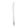 Stylo Bille Personnalisé En Bioplastique Pha Level Biobased Pm Blanc