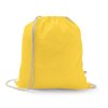 Gym Bag Promotionnel En Coton Recyclé 150G 37X41Cm Istanbul Jaune
