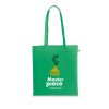 Tote Bag Personnalisé En Coton Recyclé 180G 38X42Cm Cairo Vert Avec Marquage