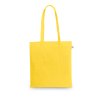 Tote Bag Personnalisé En Coton Recyclé 150G 38X42Cm Mexico Jaune