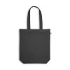 Tote Bag Avec Soufflet Personnalisé En Coton Et Polyester Recyclés 220G 38X40X10Cm Merida Noir, Autre Vue