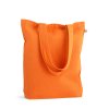 Tote Bag Avec Soufflet Personnalisé En Coton Et Polyester Recyclés 220G 38X40X10Cm Merida Orange, Vue Complémentaire