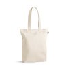 Tote Bag Avec Soufflet Publicitaire En Coton Et Polyester Recyclés 220G 38X40X9Cm Girona Naturel, Autre Vue