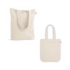 Tote Bag Avec Soufflet Publicitaire En Coton Et Polyester Recyclés 220G 38X40X9Cm Girona Naturel