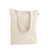 Tote Bag Avec Soufflet Promotionnel En Coton Recyclé 280G 38X40X10Cm Harbor Naturel, Vue Complémentaire