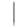 Stylo Bille Promotionnel En Plastique Abs Recyclé Level Recycled Pm Gris, Vue De Dos