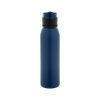 Gourde Publicitaire En Inox Recyclé 670Ml Lemieux Bleu Marine, Vue 4