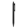 Stylo Bille Publicitaire En Plastique Recyclé Punto Recycled Noir, Vue De Côté