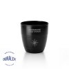Verre Expresso Publicitaire En Verre Trempé 90Ml Gigogne Noir, Gravure Du Logo