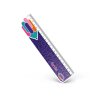 Règle 20Cm Sur Mesure Personnalisée En Pmma Formaligne Blanc, Forme Crayon Avec Marquage