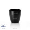 Verre Expresso Publicitaire En Verre Trempé 90Ml Gigogne Noir, Logo Et Texte Gravés