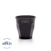 Verre Expresso Personnalisé En Verre Trempé 90Ml Picardie Noir